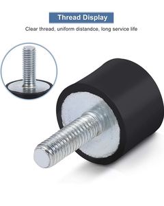 JF yüksek kalite M4 M6 M8 M10 M12 M16 <span class=keywords><strong>Anti</strong></span> titreşim İzolatör kauçuk şok emici tabanı titreşim kauçuk bağlar - Product Image 5