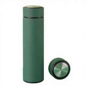 Tasse de bureau classique en acier inoxydable à double paroi, isolée sous vide, anti-fuite, sans BPA, écologique - Cadeau d'affaires - Product Image 2