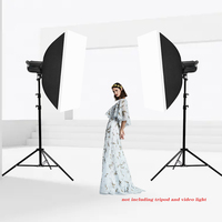 Vente flash : équipement photo, photographie, trépied de studio, ensemble de 4 lampes, ampoule 60*90 cm, kit d'éclairage avec boîte à lumière douce pour la prise de vue