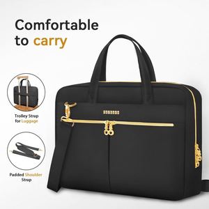 Échantillon gratuit, sac à main pour ordinateur portable, sac à bandoulière, sacoche, sac de messager, sac d'affaires léger et tendance, personnalisé, conforme à la norme BSCI - Product Image 5