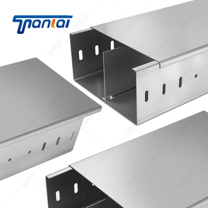 Bán buôn bán hàng trực tiếp kích cỡ khác nhau Cáp khay hỗ trợ hệ thống thép mạ kẽm Cáp đục lỗ khay - Product Image 2