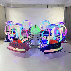 <span class=keywords><strong>Prix</strong></span> usine 6 sièges sur le thème de l'avion avec système de musique tour de carrousel d'avion, un tour électrique classique pour parc d'attractions - Product Image 5