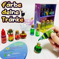 Vente en gros, bricolage pour enfants avec Kit de Potion pour faire votre propre collier de bouteille de potion