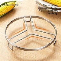 Grille de cuisson vapeur ronde en acier inoxydable, étanche et multi-usages, pour cuiseurs à riz et usage domestique, insert de cuisson vapeur pour œufs, petits pains et plats Mantou