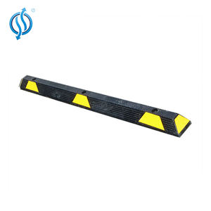 Butées de roue en caoutchouc noires de 1650 mm de longueur avec <span class=keywords><strong>film</strong></span> réfléchissant - Product Image 6