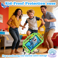 Tablette Android 12 de 7 pouces pour enfants, 2 Go + 32 Go, processeur MTK Quad Core, batterie 3000 mAh, Wi-Fi, résolution 1024x600, nouvelle