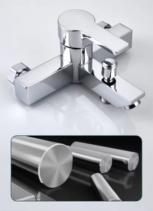Mitigeur mural de robinet de <span class=keywords><strong>baignoire</strong></span> en acier inoxydable pour salle de bains moderne Robinets de bain <span class=keywords><strong>et</strong></span> de douche à eau chaude <span class=keywords><strong>et</strong></span> froide - Product Image 3