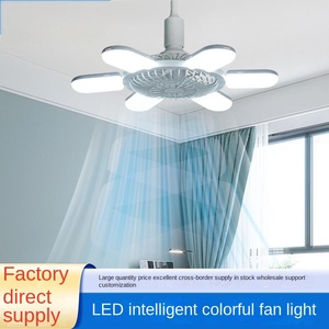 ไฟเพดาน LED E27รูปตัวยูพับได้พัดลมรูปตัวยูพัดลมพัดลมรูปตัวยูดีไซน์แฟชั่น - Product Image 3