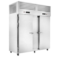 Restaurant Energiebesparende Schokkoeler Geïmporteerde Compressor Automatische Ontdooiing -45 Graden Zwaar Industrieel 15 Bakken Commercieel