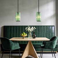 Lampe suspendue miniature en cristal Jengush, sans installation filaire, fonctionne sur piles, luminaire suspendu avec télécommande, lustre moderne