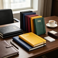 Carnet A5 en cuir PU avec logo personnalisé, cadeau d'affaires, agenda promotionnel, papeterie scolaire, journal pour étudiants, vente en gros