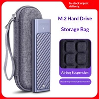 Sac de rangement pour disque dur mobile personnalisable, étui antichoc en EVA, léger et portable