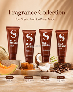 Lotion Auto-Bronzante Accélératrice DHA Effet Bronzant Sans Soleil Melon Caramel Coco Café Marque Privée OEM ODM Vente en Gros Personnalisée - Product Image 2