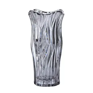 透明豪华空间商务圆顶花瓶现代玻璃花瓶装饰派对