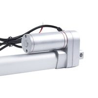 Vérin Électrique à Poussoir 12V 24V 2000N, Vitesse 8mm/s, pour Maison Intelligente, Cylindre Motorisé, Lève-charge DC Haute Puissance
