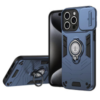 Coque de téléphone de protection complète antichoc TPU + PC pour Infinix Smart 10 Plus/8 HD/8 Pro/9/8/7/6 HD/8 couvercle de support d'anneau en métal rotatif