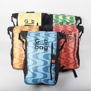 Mochila Impermeable de PVC Resistente, Mochila Seca con Cierre Enrollable, para Rafting, Viajes, Ciclismo, Buceo, Montañismo, Senderismo - Product Image 1