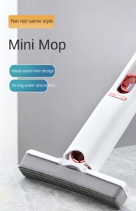 Wholesale Mini Small <b>Mop</b> Desktop Multi-function Household Hand-free Washable Hand-held Folding Type Bathroom Crevice Water - Product Image 3