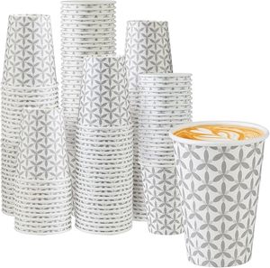 Vasos de Papel Compostables Personalizables con Logotipo, Biodegradables, de 6oz-32oz, de Pulpa de Madera, de Pared Simple para Bebidas Calientes/Frías - Product Image 2