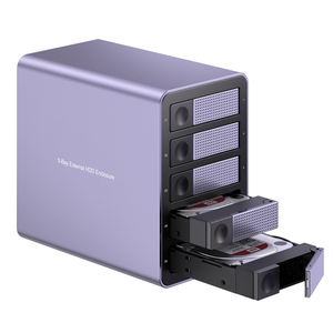 Docking Station per disco rigido da 3.<span class=keywords><strong>5</strong></span> ''a <span class=keywords><strong>5</strong></span> alloggiamenti all'ingrosso in fabbrica con porta USB C HDD <span class=keywords><strong>Caddy</strong></span> per Laptop - Product Image 1