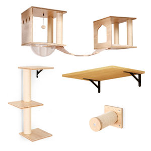 4-teiliges Set Katzenwandmöbel, Modern und Langlebig, zur Einfachen Wand- und Deckenmontage - Product Image 6