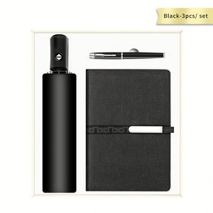 Set de Regalo Ejecutivo Promocional para Empresas, con Cuaderno, Paraguas Automático y Bolígrafo de Firma, Artículos de Regalo para Eventos - Product Image 1