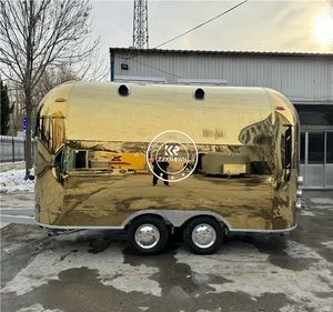 Nuevo Remolque de Comida Móvil Eléctrico con Forma de Camioneta Vintage OEM para Pollo Frito, Bebidas, Helados, Dulces y Panadería - Product Image 5