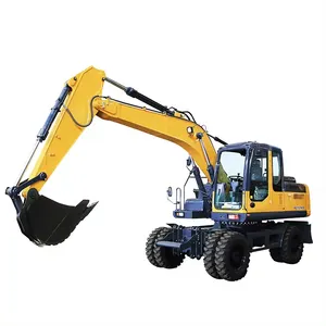 Escavatore ruota XE150WD cinese migliore macchina 15 Ton piccolo escavatore idraulico a ruote XE150WD