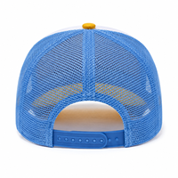 Casquette Trucker ToughRhino Custom Richardson 112 à 6 panneaux, dos en maille, visière incurvée, broderie 3D en relief, casquette d'été tropicale pour la plage