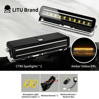 Barre lumineuse LED stroboscopique double DRL pour toit de voiture, Jeep Wrangler, Ford Raptor, Toyota Hilux, RAM 1500, LC300, 4x4, SUV