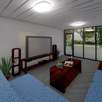 Casas Contenedor de Dos Pisos con Materiales Nuevos al por Mayor, Duraderas, con Buena Iluminación y Escaleras