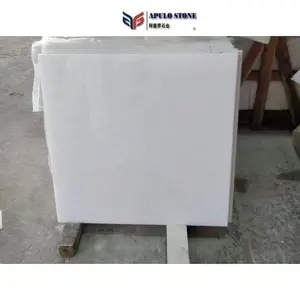 Factory Crystal White Marble Natural Superior White Marble Tile Flooring Slab Natural Stones Tiles Pure Crystal White Marble