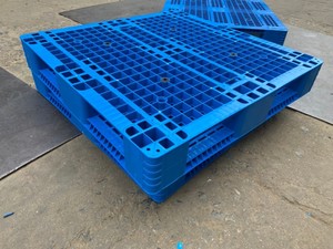 Euro Reversible Grid 1000*1000mm Paletas de plástico de doble cara Entrada de 4 vías para almacenamiento apilable en estanterías - Product Image 5