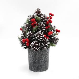 Para <span class=keywords><strong>Amazon</strong></span> Best Seller 14*14*21cm PE y cono <span class=keywords><strong>de</strong></span> pino árbol <span class=keywords><strong>de</strong></span> mesa <span class=keywords><strong>de</strong></span> <span class=keywords><strong>Navidad</strong></span> interior decoración del día del hogar decoraciones <span class=keywords><strong>de</strong></span> <span class=keywords><strong>Navidad</strong></span> - Product Image 1
