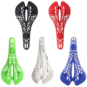Asiento de Bicicleta Ultraligero de Plástico para MTB y Carretera, Ergonómico, Hueco, con Cojín de Araña, Transpirable, para Ciclismo - Product Image 1