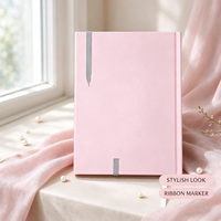 Selbstpflege-Tagebuch Maßgefertigter Hardcover-Zielplaner Täglicher Organizer Notizbuch A5 2026 2027 Kalender Recyceltes Papier Fadenheftung