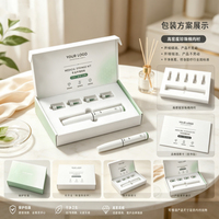 Boîte cadeau rigide personnalisée avec insert en mousse perlée pré-découpée, boîte d'emballage médical, boîte en papier cosmétique haut de gamme, logo personnalisé