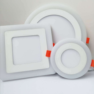 Nuevo modelo LED Lámpara de panel de dos colores Blanco + azul 18 + 6W <span class=keywords><strong>Downlight</strong></span> ultrafino Pasillo Hotel Iluminación - Product Image 4