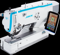 Machine à boutonnières électronique JACK JK-T1790G, machine à boutonnières informatisée avec écran tactile, machine à coudre industrielle