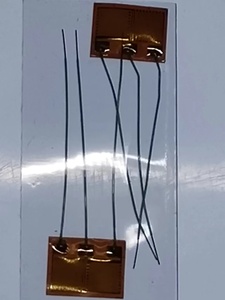 Medidor de tensão biaxial para célula de carga/medidor de tensão de folha, eixo duplo verticalmente de grade dupla BB-A para sensor de peso - Product Image 5