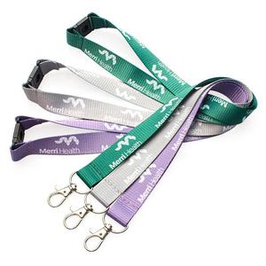 Cordon de sécurité personnalisé en gros impression offset et numérique Tube en polyester avec clip et logo - Product Image 4