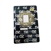 Boîte d'emballage en plastique pour lingot d'or/pièce de monnaie, emballage de sécurité, pochettes transparentes pour cartes