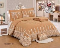 Ensemble de couvre-lits brodés en gros, taille Super King, couette d'hiver, drap et couette pour hôtel, literie de style turc
