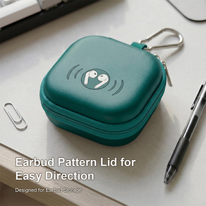 Estuches Duraderos de EVA para Auriculares, Impermeables, Resistentes a Golpes <span class=keywords><strong>y</strong></span> al Polvo, con Cierre, Anti-Enredos, para Auriculares Pequeños - Product Image 4