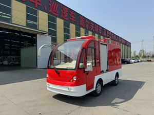 Nouveau véhicule de patrouille communautaire mini-pompeur haute performance, rouge, électrique, pour la lutte contre les incendies et le tourisme - Product Image 2