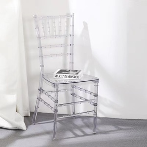 Wholesale Stackable Chivari Transparent <b>Plastic</b> Modern Design Lightweight Wedding Hotel Party Events <b>Chairs</b> - Product Image 4