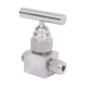 Válvula de aguja de 2 vías para alta temperatura, operación manual, para uso general - Product Image 1
