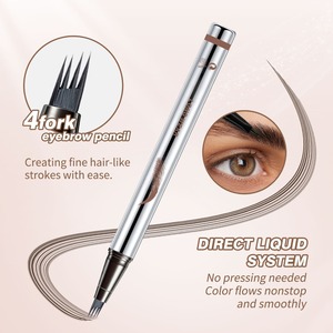 Crayon à <span class=keywords><strong>sourcils</strong></span> liquide à quatre pointes, crayon à <span class=keywords><strong>sourcils</strong></span> à quatre pointes résistant à l'eau, imperméable, anti-transpiration, anti-bavures, crayon à <span class=keywords><strong>sourcils</strong></span> effet naturel - Product Image 3