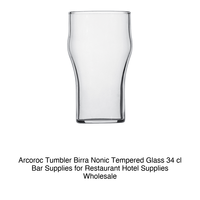 Verre à bière trempé Nonic 34 cl Arcoroc H 12,8 cm Ø 7 cm