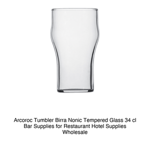 Verre à bière trempé Nonic 34 cl Arcoroc H 12,8 cm Ø 7 cm - Product Image 2